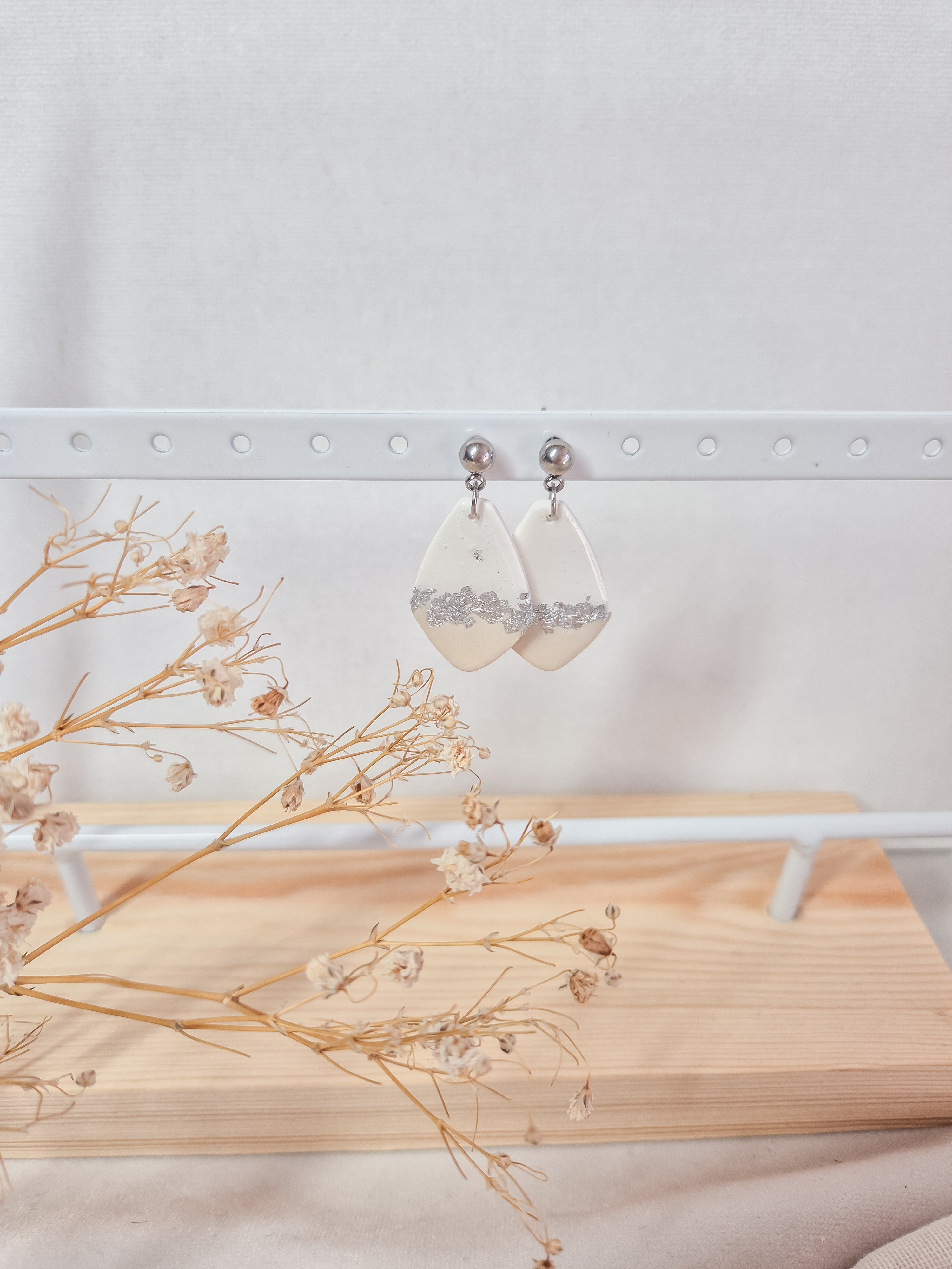 Oorbellen Lena Beige