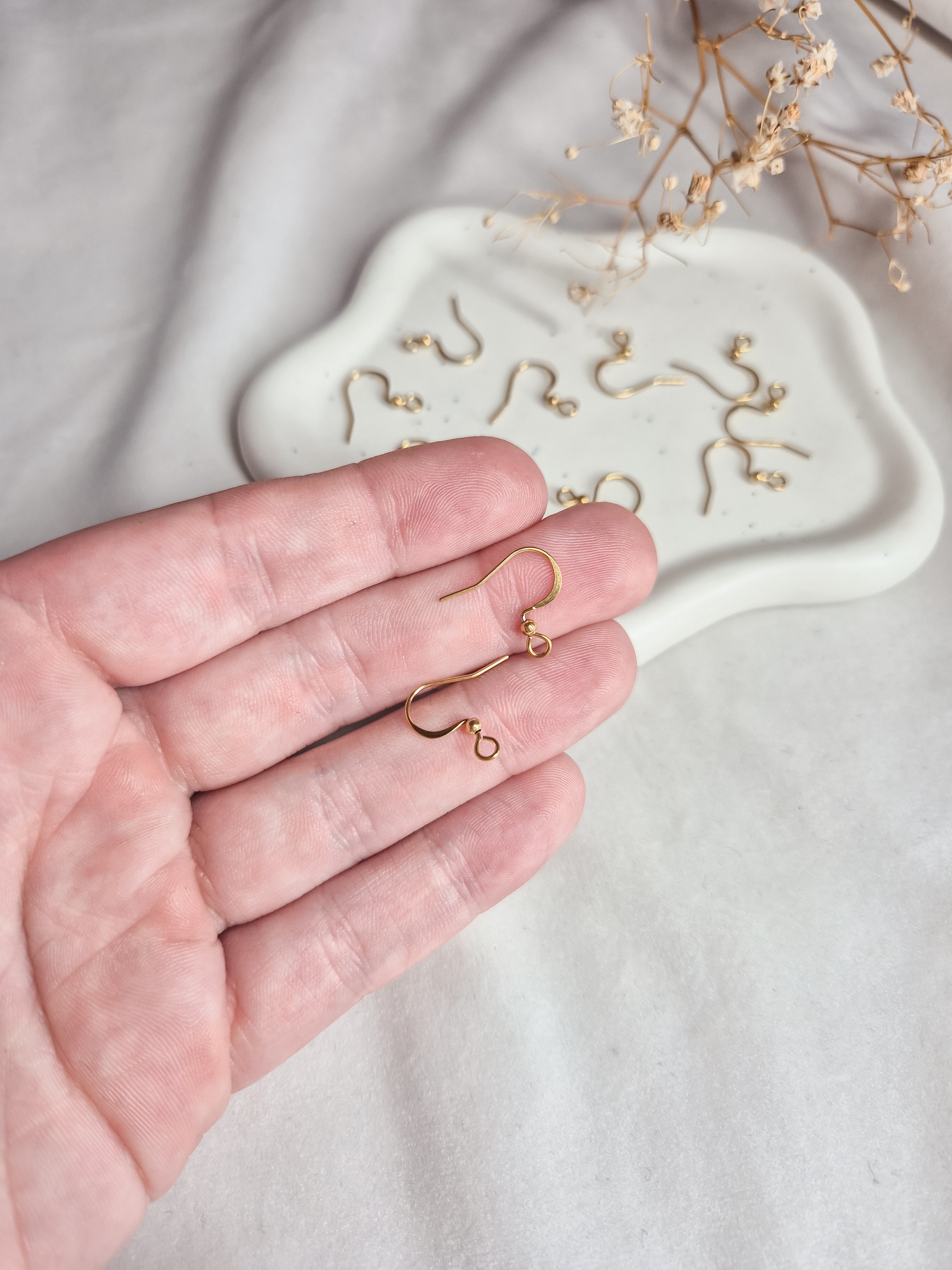 Oorbelhaakjes Stainless Steel 18K Gold Plated