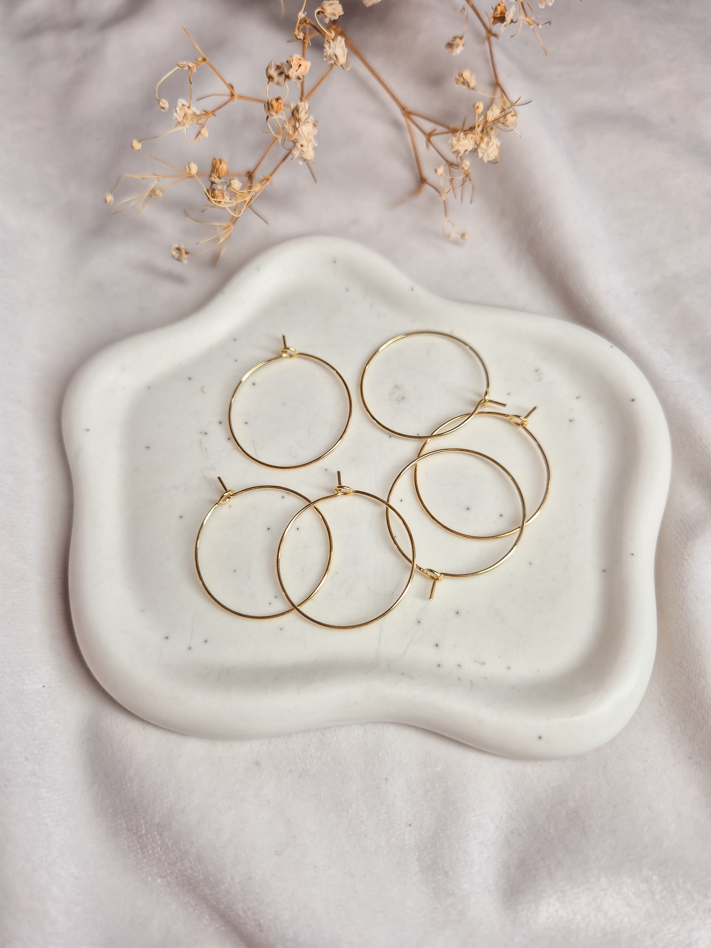 Oorbel Hoops Stainless Steel 18K Gold Plated