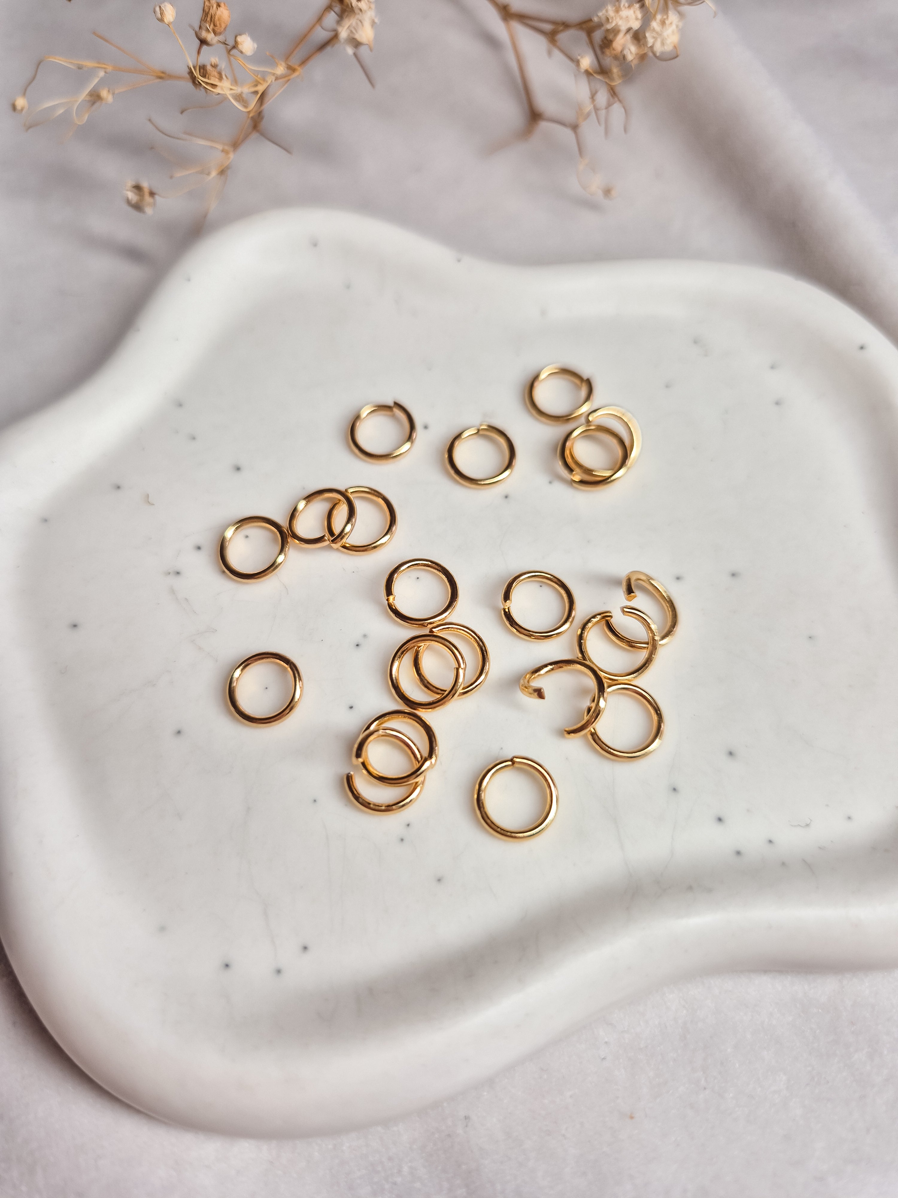 Jumpringen Stainless Steel 18K Gold Plated