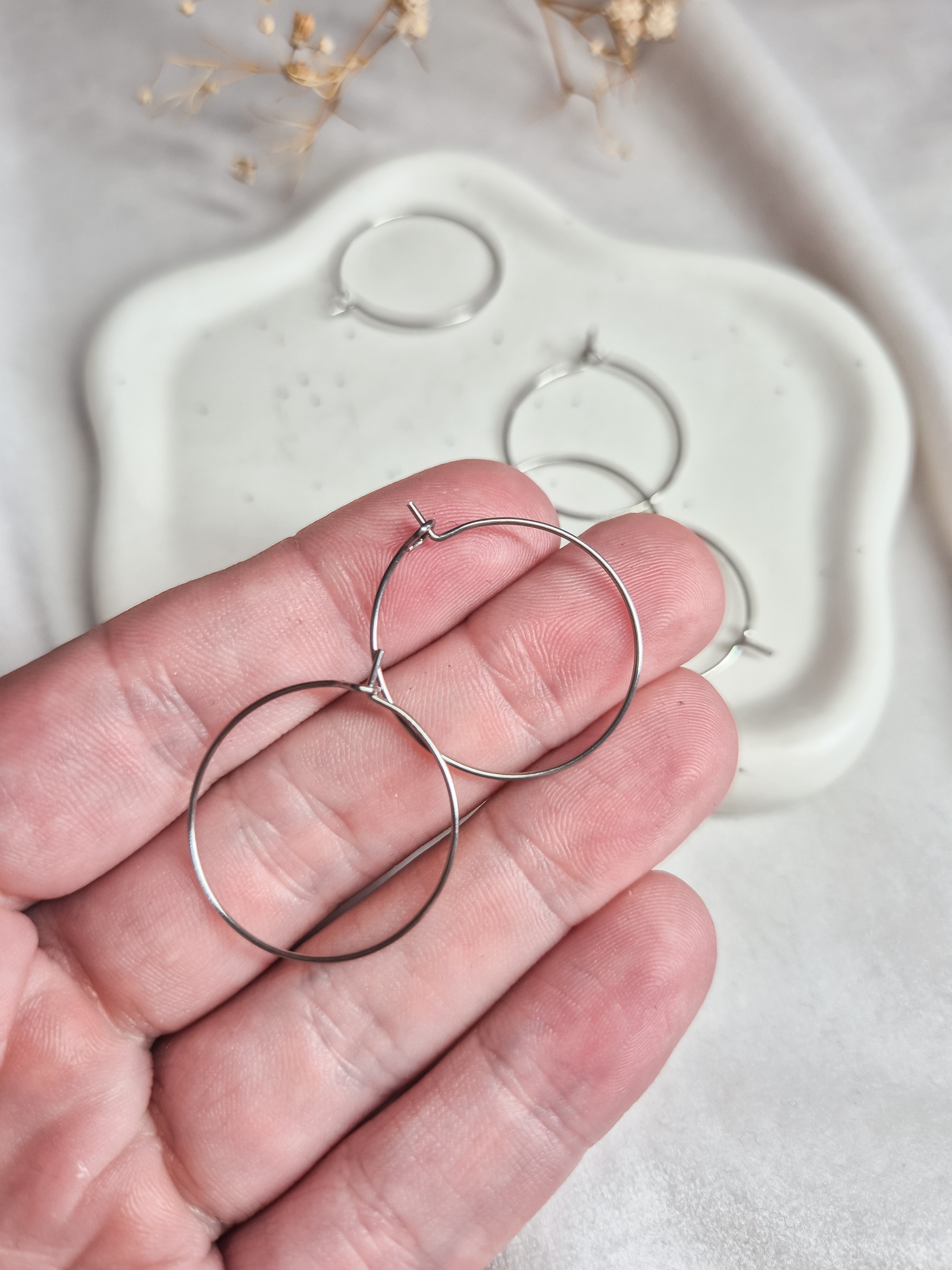 Oorbel Hoops Stainless Steel 18K Gold Plated