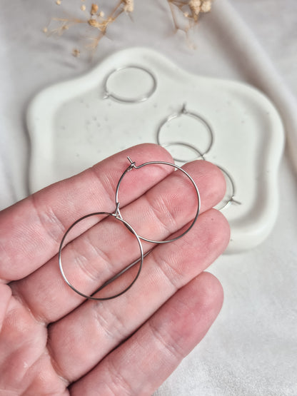 Oorbel Hoops Stainless Steel 18K Gold Plated