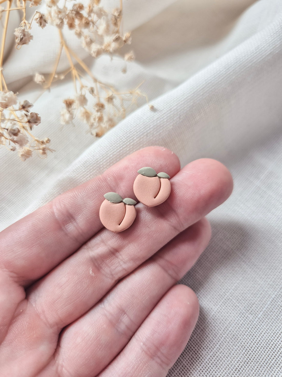 Kinderoorbellen Peach