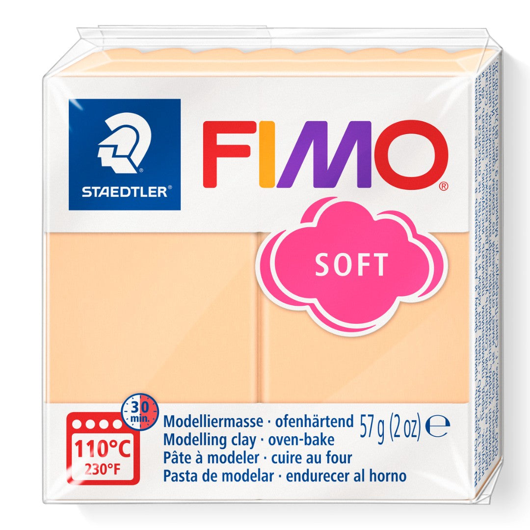 Fimo soft boetseerklei 57 g perzik