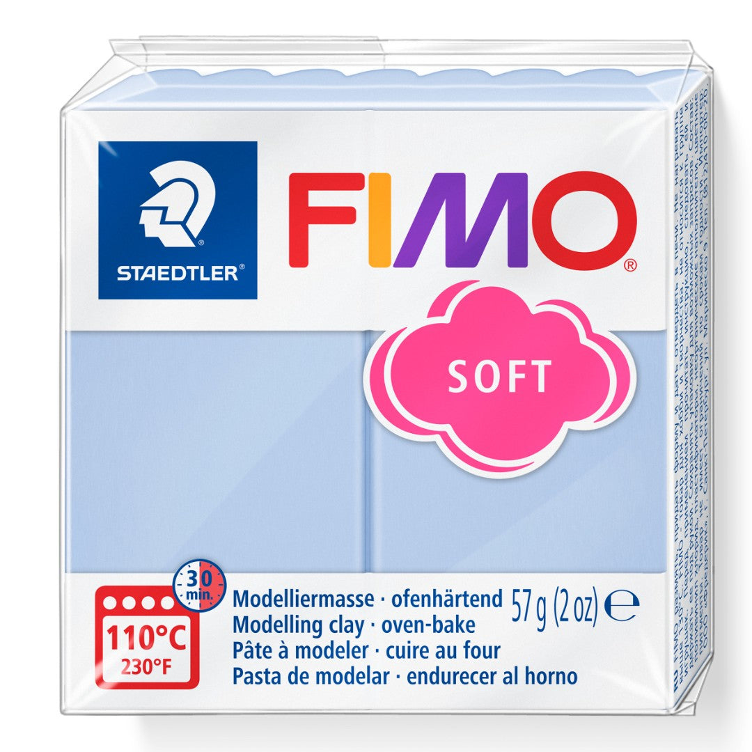 Fimo soft boetseerklei 57g serenity blue